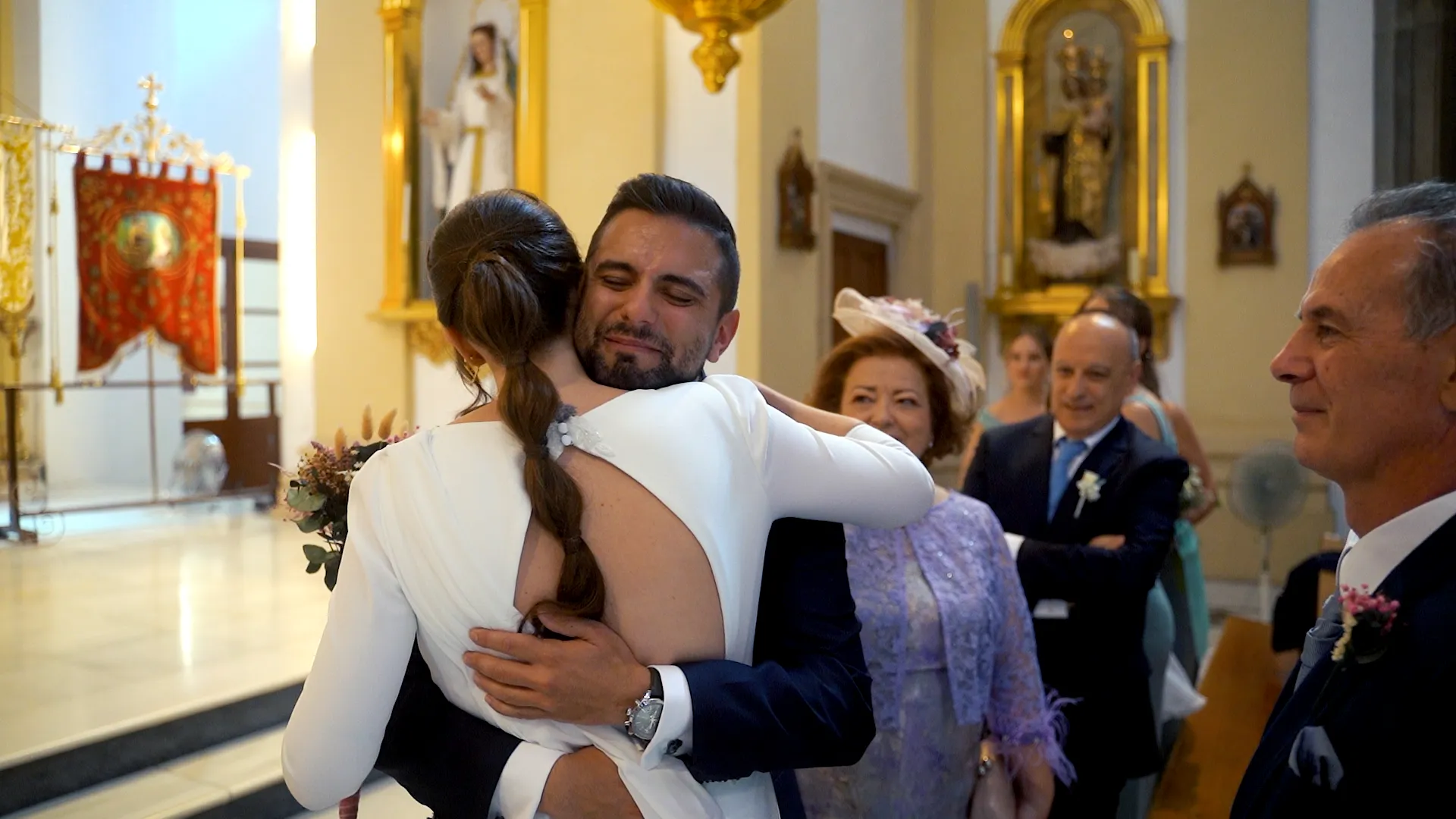 Fotograma de un vídeo de boda