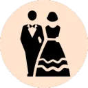 Icono de una pareja de novios