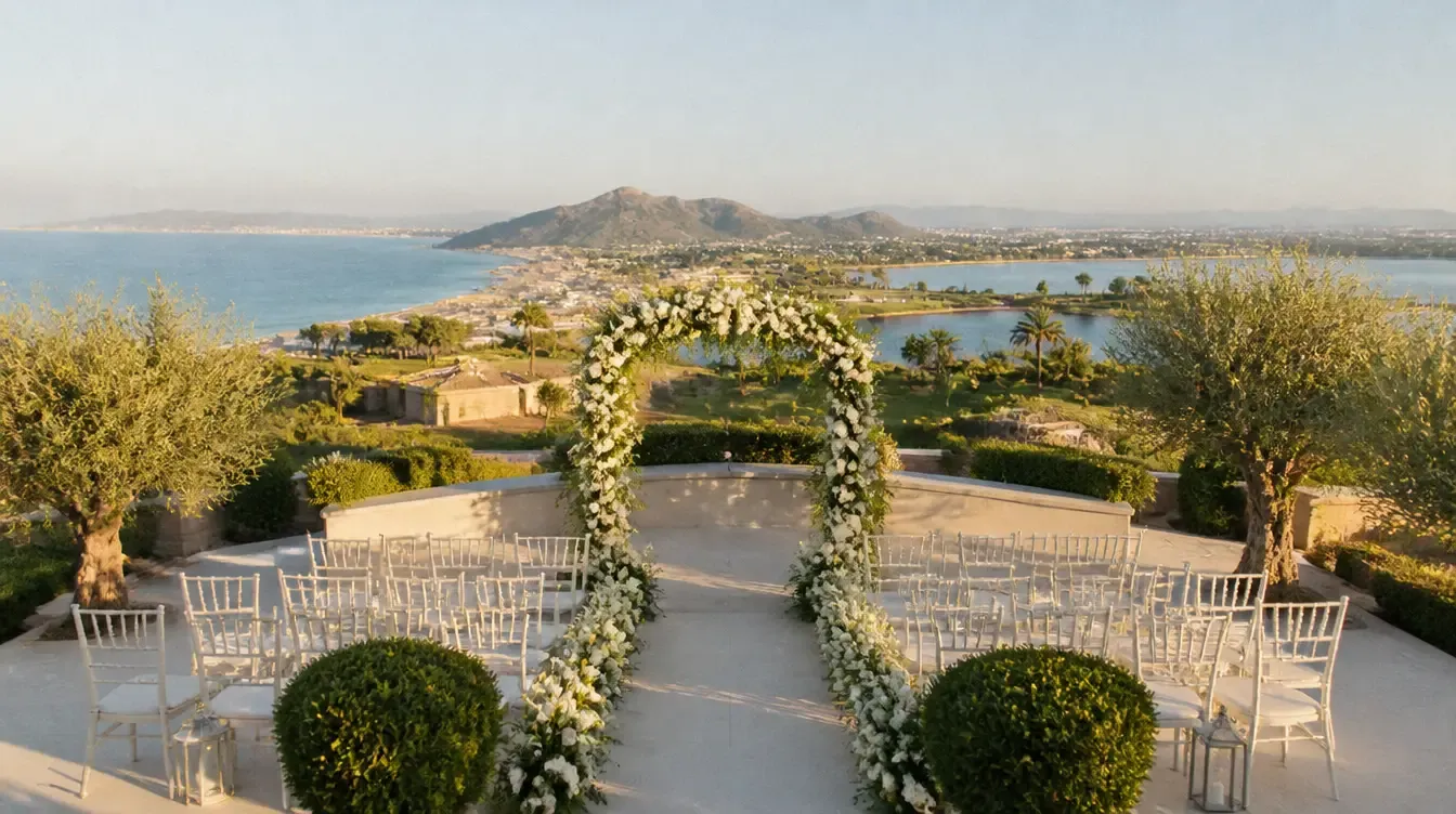 Elegant detail related to Murcia wedding venues