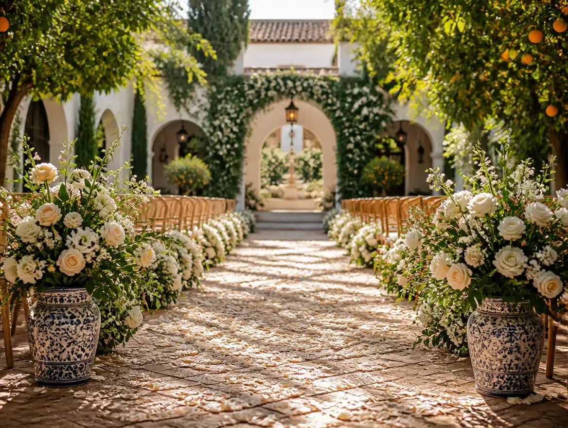 Decor styled for best wedding venues in Spain