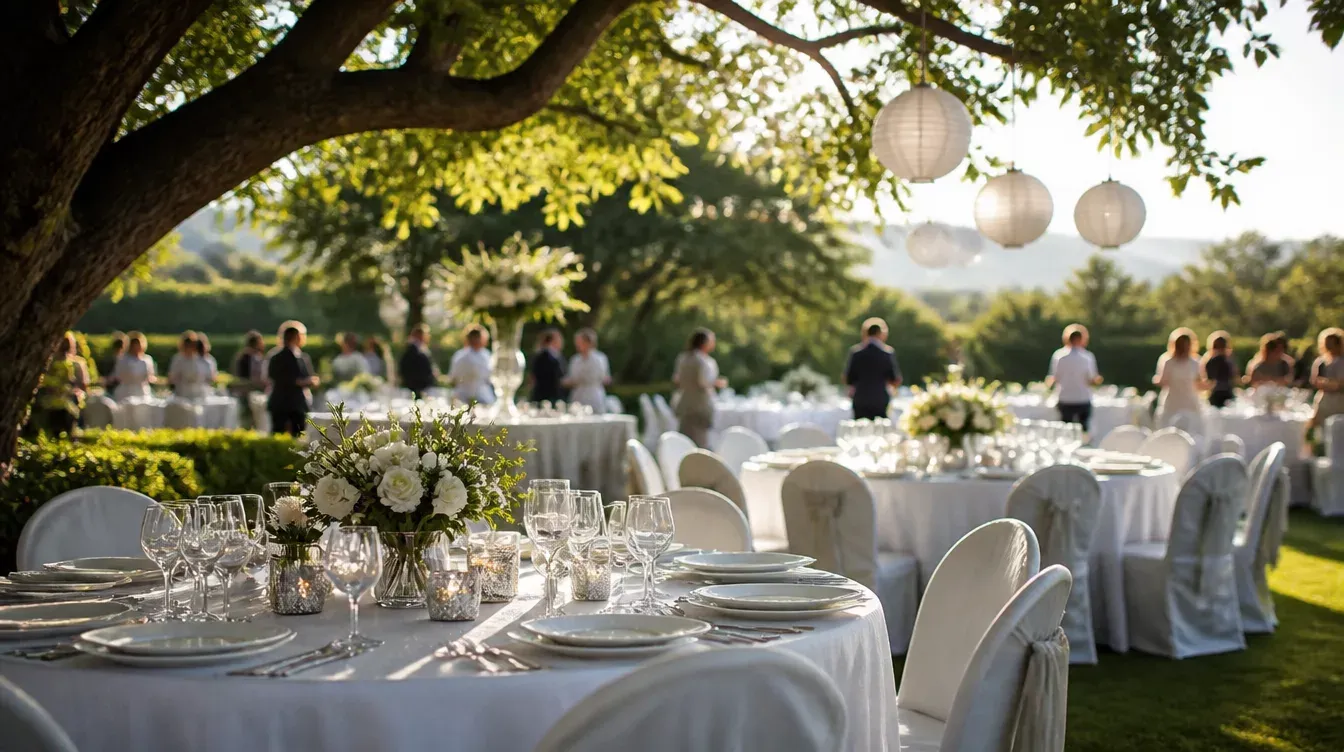 Celebración y detalles de bodas de plata