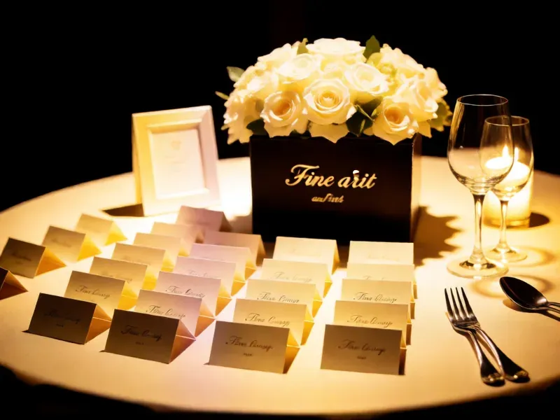 mesa de boda con caja para sobres de regalo