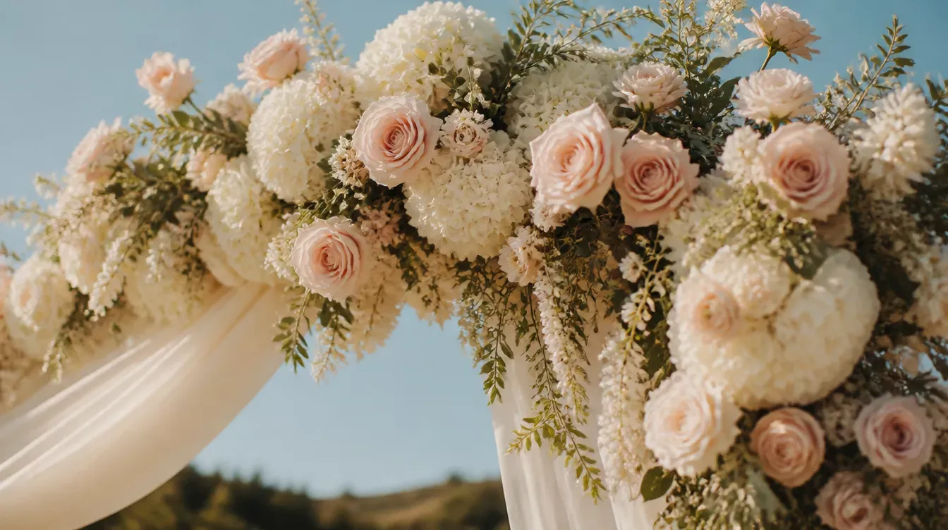 Decor styled for destination wedding Spain