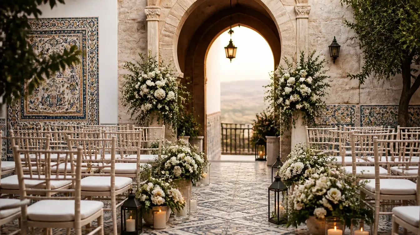 Decor styled for best wedding venues Costa del Sol