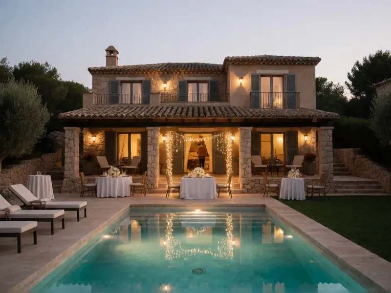 luxury private villa wedding in Ibiza