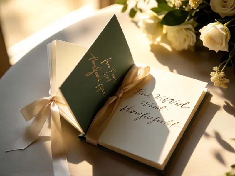libretas de votos de boda con cinta