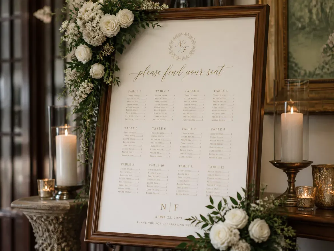 Wedding atmosphere for wedding planning checklist