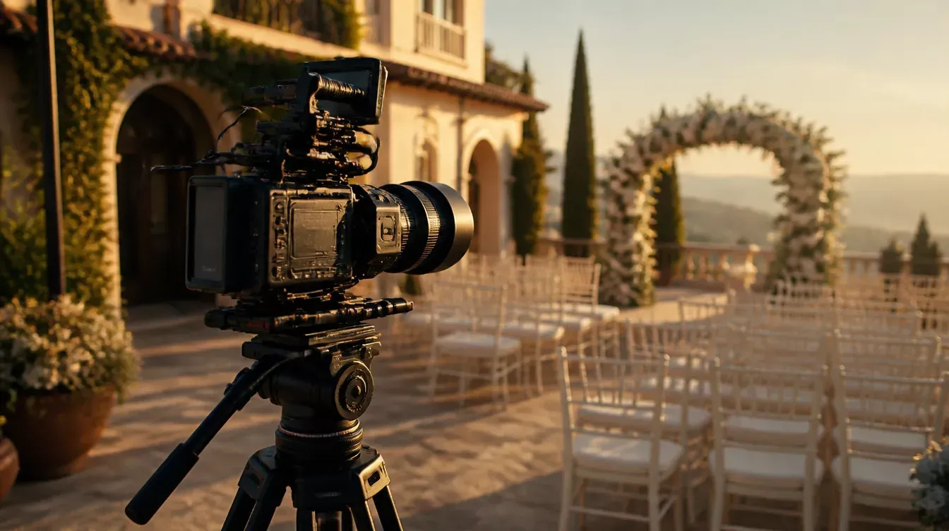 Elegant detail related to wedding videographer Spain